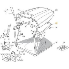 OBERER RAHMEN VNN NJ92 HE ORIGINAL STIGA TASCHE – 382800101/1