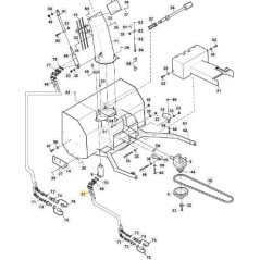 HYDRAULIC HOSE 1/4 ORIGINAL STIGA - 118890129/0
