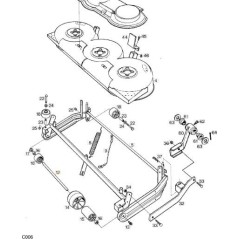 EJE PLANO 102M ORIGINAL STIGA - 1134-0304-07