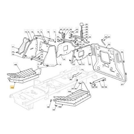 REPOSE-PIEDS DROIT COMPLET VNN NJ92 HE+MOA ORIGINE STIGA - 382510081/0 | Newgardenstore.eu