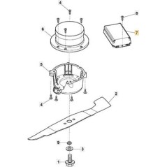 CONTROLLER EL 340 Li 36V ORIGINALE STIGA - 118206002/1