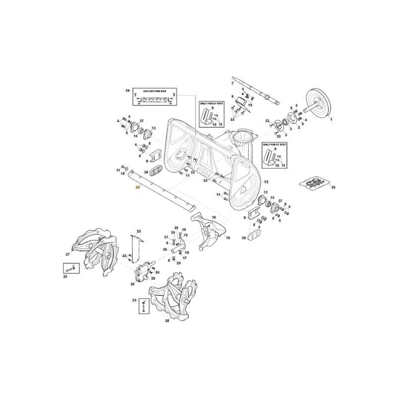 RASCADOR 660 SnTh CTF ORIGINAL STIGA - 383690003/0