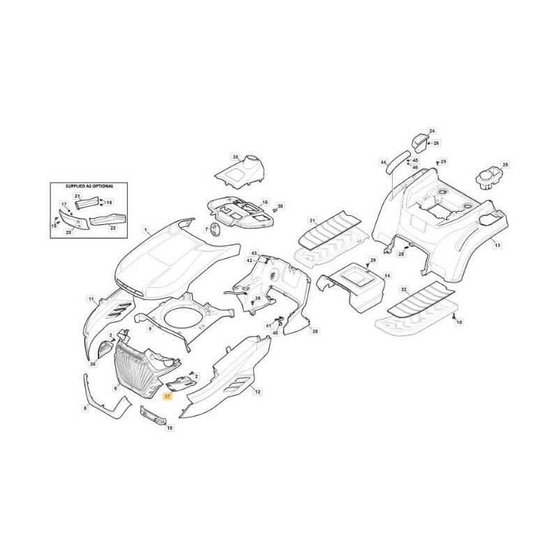 FANALE LAMPADINA SX SD/MP ST BLU ?? STIGA ORIGINALE - 382185524/0