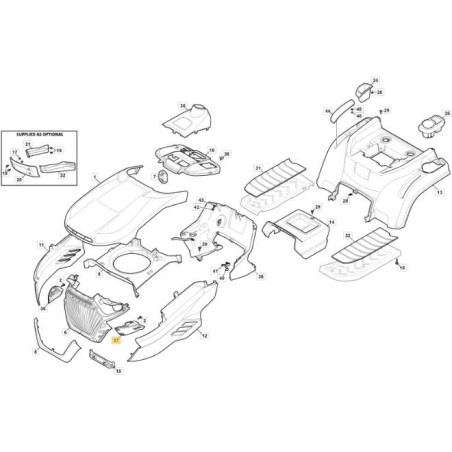 BOMBILLA FARO IZQUIERDO SD/MP ST AZUL?? ESTIGA ORIGINAL - 382185524/0 | Newgardenstore.eu