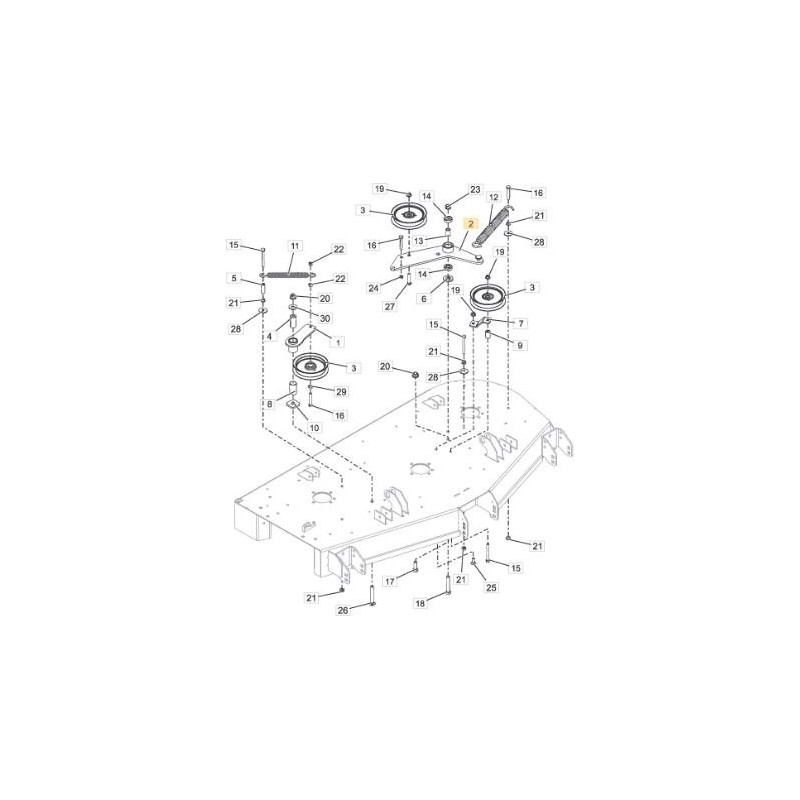 PIED D'ENGAGEMENT DE LAME ORIGINAL STIGA - 118830835/0