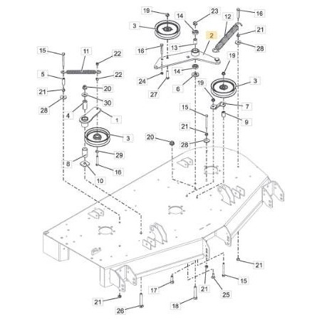 RODILLO DE ENGANCHE DE HOJA ORIGINAL STIGA - 118830835/0 | Newgardenstore.eu