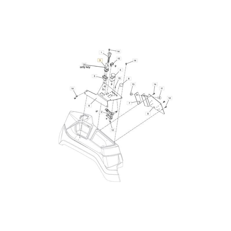 ORIGINAL STIGA START SWITCH - 118830764/0
