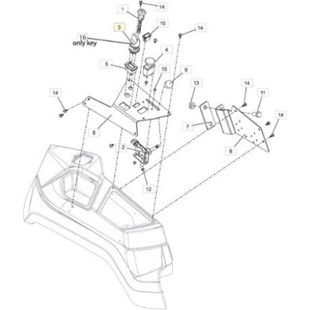 ORIGINAL STIGA START SWITCH - 118830764/0 | Newgardenstore.eu