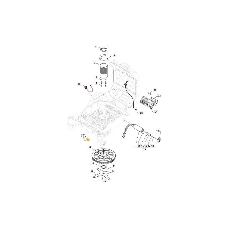 BOBINA STIGA ORIGINAL - 112600270/0