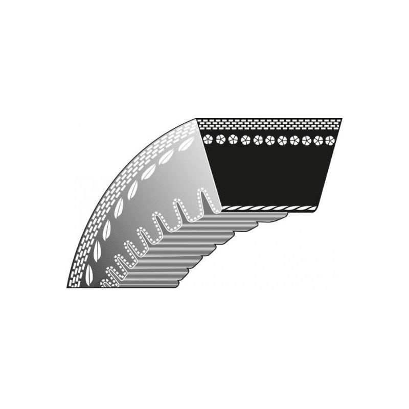 Cinghia dentata tagliaerba tosaerba rasaerba STIGA 9x828mm 1111-9063-01