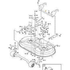 HINTERACHSE 520 SCHWARZ nicht montiert ORIGINAL STIGA - 1137-0974-01