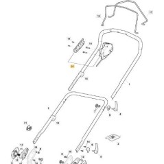 Motorschutz-OPC-Batterie mit Original-STIGA-Tastatur – 381600601/0