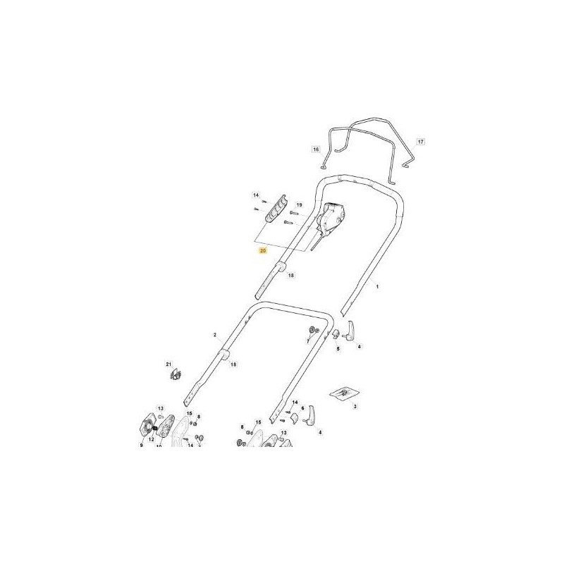 SALVAMAMOTORE BATTERIA OPC C/TASTIERA ORIGINALE STIGA - 381600601/0
