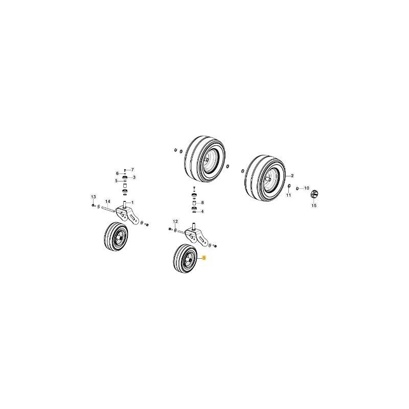 ROUE 13 FENGCHI+WANDA(GYRO) ORIGINAL STIGA - 387680325/0