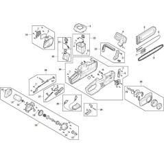 MOTOR UND GETRIEBE CS 40 Li ORIGINAL STIGA - 118810954/0 | Newgardenstore.eu