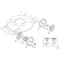 COMPLETE ALU WHEEL D-210 STIGA'15 ORIGINAL STIGA - 381007494/0