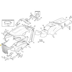 VORDERE MOTORHAUBE TNS MTR SD SCHWARZ ORIGINAL STIGA - 325076981/0 | Newgardenstore.eu
