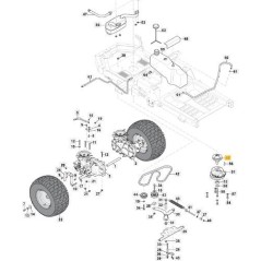 PULEGGIA MOTORE ORIGINALE STIGA - 118830324/0