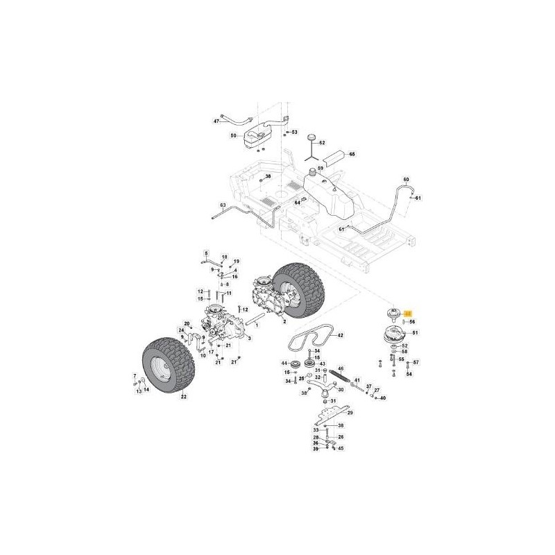 POLEA MOTOR STIGA ORIGINAL - 118830324/0