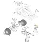POULIE MOTEUR STIGA ORIGINALE - 118830324/0