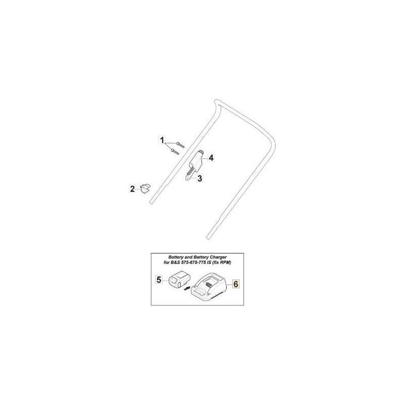 CARICA BATTERIA LI-ION B&S IS (UK)596334 ORIGINALE STIGA - 118204137/1