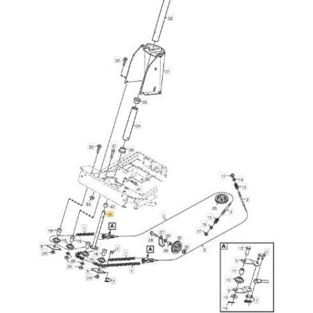VARILLA DE DIRECCIÓN ORIGINAL STIGA - 1134-2821-05 | Newgardenstore.eu