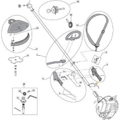 TUYAU DE TRANSMISSION 9228-GP0604 -R ORIGINAL STIGA - 383869063/0