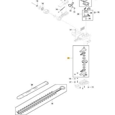 KIT DE ENGRANAJES MH 900 LI 48 ORIGINAL STIGA - 118811361/0 | Newgardenstore.eu