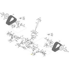 SUPPORT POUR FIXER LA PLAQUE DE CEINTURE. DX SnTh CTF ORIGINAL STIGA - 383785019/0 | Newgardenstore.eu