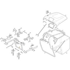 REAR AXLE ORIGINAL STIGA E-C BAG LIFTING TRANSFER - 382318359/0 | Newgardenstore.eu