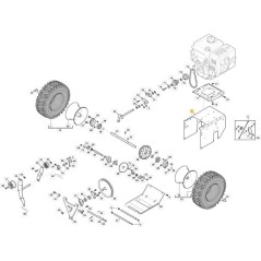 ORIGINAL STIGA TRANSMISSION CRANKCASE - 118820754/0 | Newgardenstore.eu