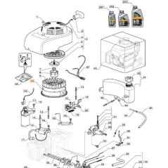ENSEMBLE VOLANT MAGNÉTO ORIGINAL STIGA - 118551363/0 | Newgardenstore.eu