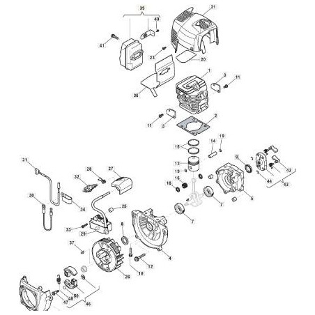 ORIGINAL STIGA SILENCER KIT - 118801868/0 | Newgardenstore.eu