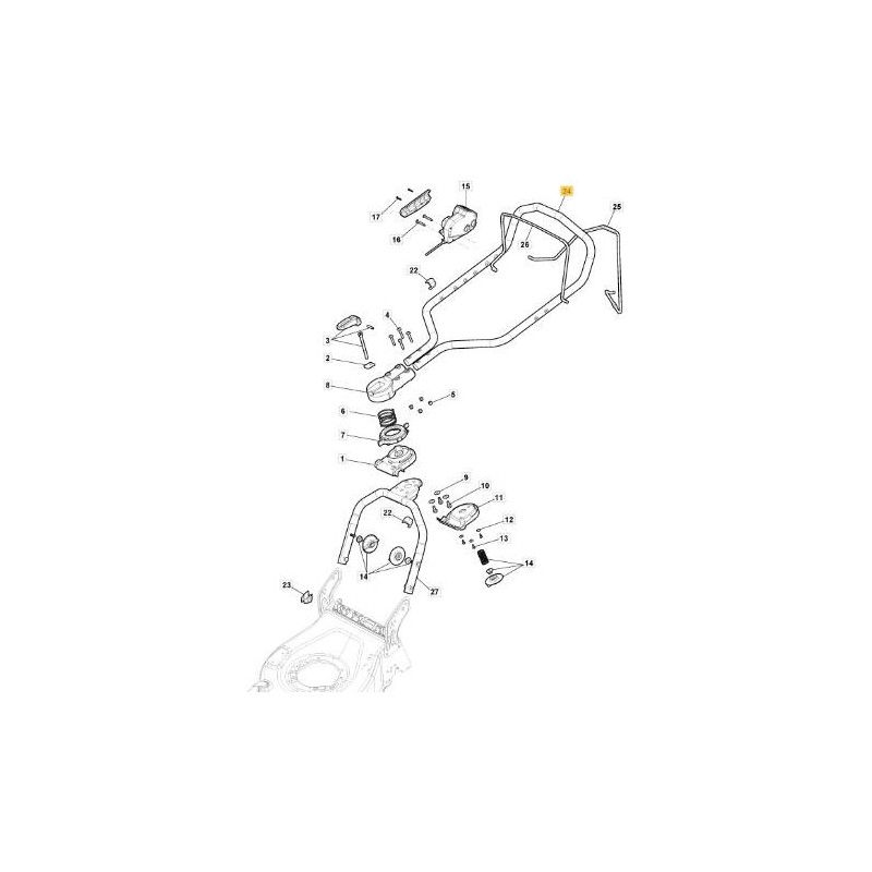 UOMO. SUPERIORE COMF.BATT.CP1-MP1-MC+IMP.GRIGIO ORIGINALE STIGA - 381007714/0