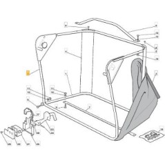 CADRE SUPÉRIEUR VNN F72 ORIGINAL STIGA - 384801105/1 | Newgardenstore.eu