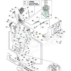 BOMBA DE CARTUCHO-MANGUERA DE FILTRO ORIGINAL STIGA PFM - 387869505/1
