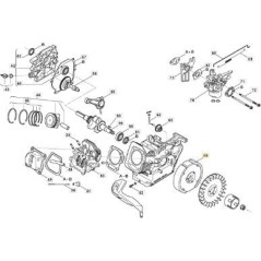 VOLANT MOTEUR ORIGINAL STIGA COMP - 118550489/0 | Newgardenstore.eu