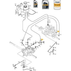 90-RAK UTV-HYDRAULIKSCHLAUCH. 3/8 ORIGINAL STIGA – 1137-0212-01 | Newgardenstore.eu