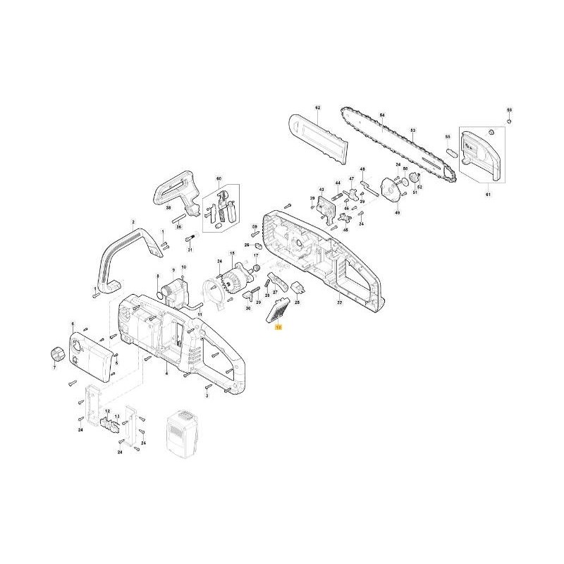 PCB - CS 100 Li 20 ORIGINALE STIGA - 118806263/0