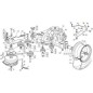 SUPPORTO POSTERIORE TRASMISSIONE MTR HE SD CTF ORIGINALE STIGA - 382785283/0