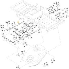 REAR AXLE LIFTING PLATE ORIGINAL STIGA - 118830114/0 | Newgardenstore.eu