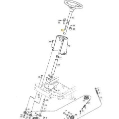 TUBO DE DIRECCIÓN NEGRO ORIGINAL STIGA - 1134-5216-01 | Newgardenstore.eu
