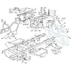 RIGHT FOOTBOARD VNN TC 2000 08/09 ORIGINAL STIGA - 382510041/2 | Newgardenstore.eu