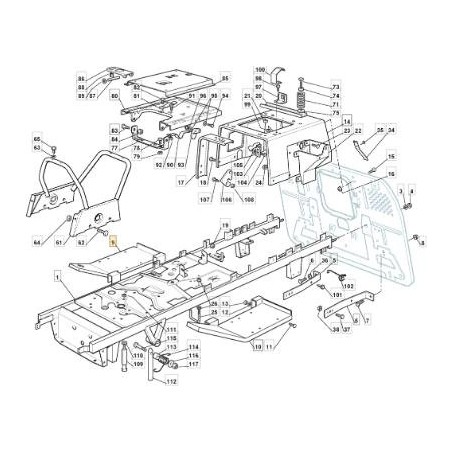 RIGHT FOOTBOARD VNN TC 2000 08/09 ORIGINAL STIGA - 382510041/2 | Newgardenstore.eu