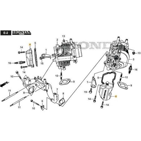 ORIGINAL STIGA VALVE COVER - 118551640/0 | Newgardenstore.eu
