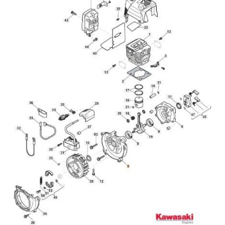 ORIGINAL STIGA-MOTORKURBELGEHÄUSE – 118801821/0 | Newgardenstore.eu