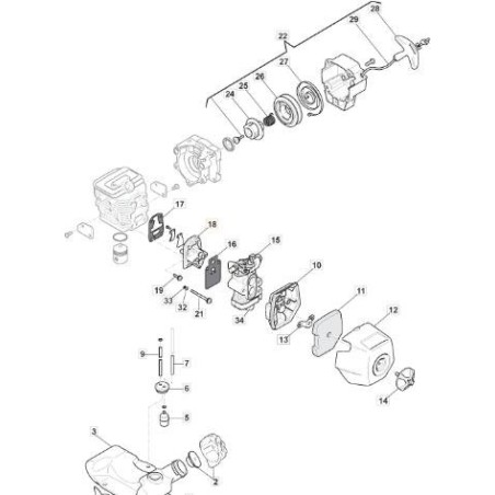 VALVE-ASSY-REED ORIGINAL STIGA - 118801788/0 | Newgardenstore.eu