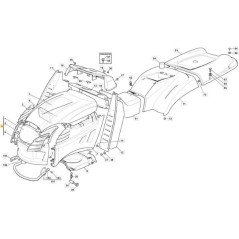 VORDERE MOTORHAUBE JX-TCX NCS8000N ORIGINAL STIGA - 382394647/0 | Newgardenstore.eu