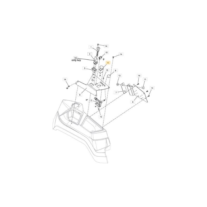 ORIGINAL STIGA CLUTCH SWITCH - 118830757/0