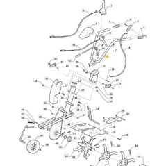 ORIGINAL STIGA ADJUSTABLE HANDLE - 118802979/0 | Newgardenstore.eu